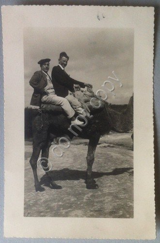 Fotografia - Garian - Libia 1935 - Uomini su cammello | Immagine principale