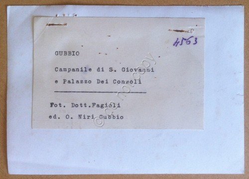 Fotografia - Gubbio - Campanile di S. Giovanni e Palazzo … | Immagine Gallery 2