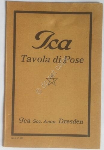 Fotografia - ICA - Tavola di Pose - Primi '900 …