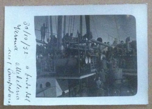 Fotografia - Italia 1932 - Militari a bordo del "Verona" …