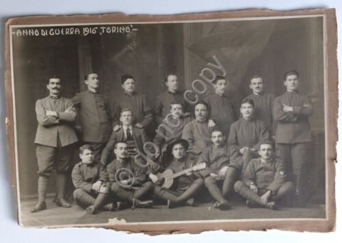 Fotografia - Torino - Anno di Guerra 1916 - Gruppo …