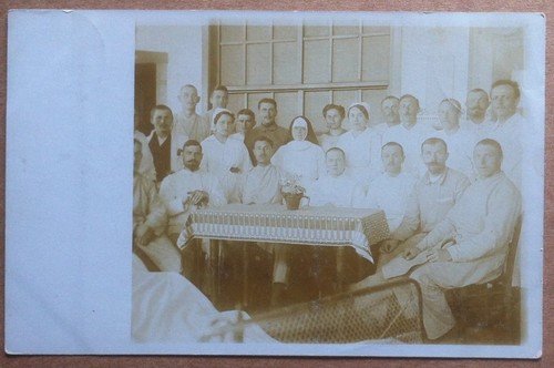 Fotografia d'epoca - Dortmund 1917 - Militari in ospedale - … | Immagine principale