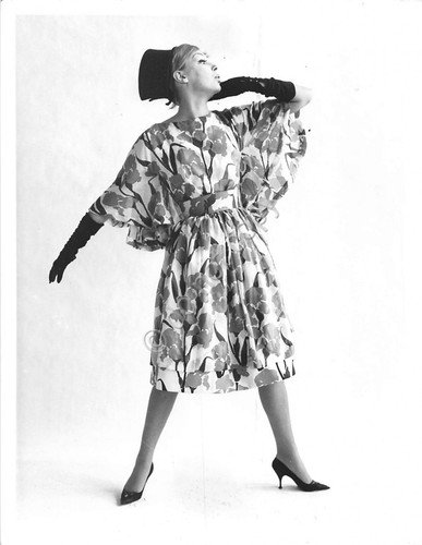 Fotografia Moda abito Capucci per Ascher anni '60 originale 044B | Immagine principale