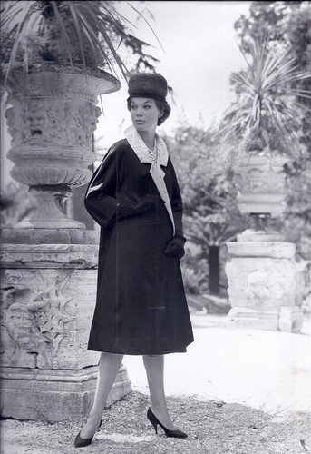 Fotografia Moda anni '60 Donna Antonelli Tessuto Sansovino 54 A | Immagine principale