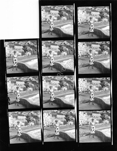 Fotografia Moda anni '60 Imec per Rhodia Provini contact sheet … | Immagine principale