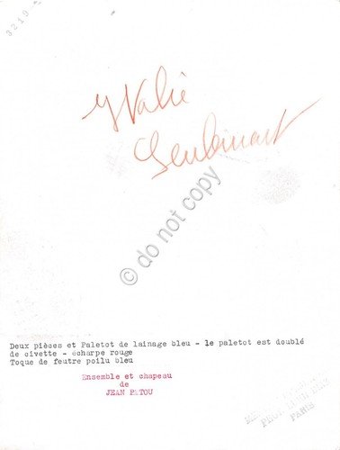 Fotografia Moda Foto Diaz Parigi Completo di J.Patou '60s originale …