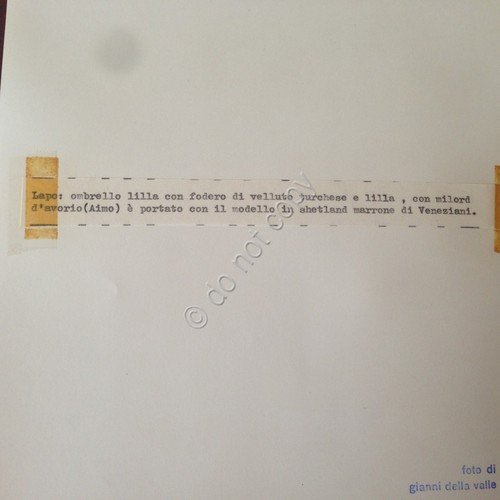 Fotografia Moda Gianni Della Valle per Veneziani 3 x stampe … | Immagine Gallery 4