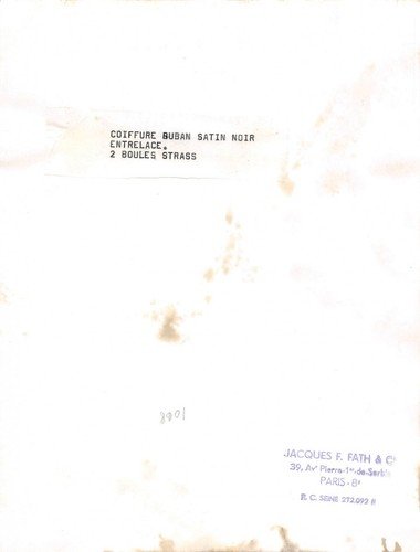 Fotografia Moda Vintage Jacques Fath cappelli anni '50 | Immagine Gallery 2