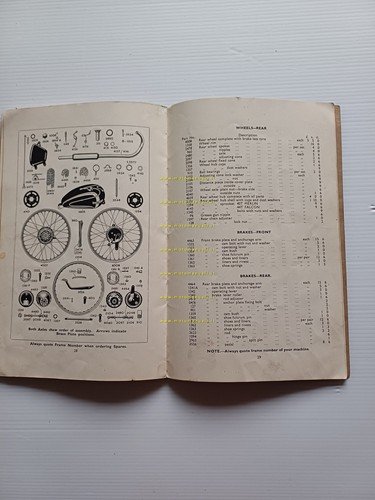 Francis-Barnett Falcon 200 - Merlin 125 anni 50 manuale uso …