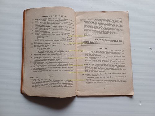 Francis-Barnett Falcon 81 200 1959 manuale uso manutenzione originale