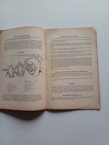 Francis-Barnett Plover 150 1959 manuale uso manutenzione originale inglese