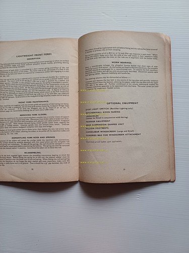Francis-Barnett Plover 150 1959 manuale uso manutenzione originale inglese