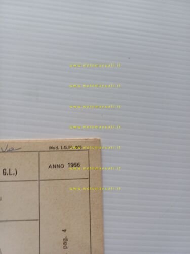 Francis Lombardi Fiat 850 S GL 1966 scheda omologazione DGM …