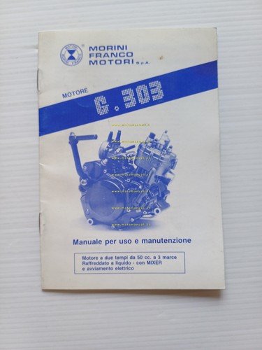Franco Morini 50 motore G 303 manuale uso manutenzione libretto …