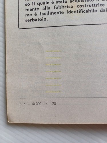 FRANCO MORINI MOTORE 50 5V Turbo Star 1970 manuale uso …