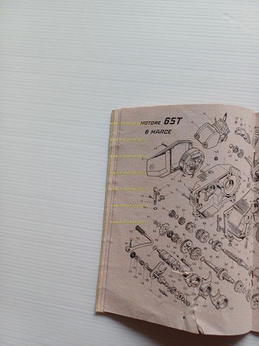FRANCO MORINI MOTORE 50 6V 1977 manuale uso italiano originale