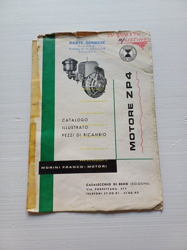 Franco Morini Motore Industriale ZP4 catalogo ricambi originale