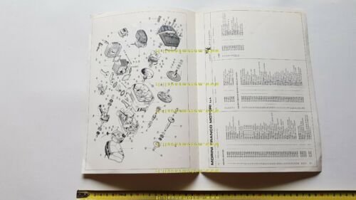 Franco Morini motore MK1 50 depliant catalogo ricambi originale ITALIANO