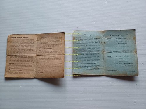 Fuchs 50 Stambecco Daino Antilope 1966 manuale uso manutenzione originale