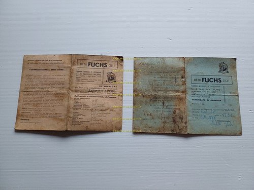 Fuchs 50 Stambecco Daino Antilope 1966 manuale uso manutenzione originale