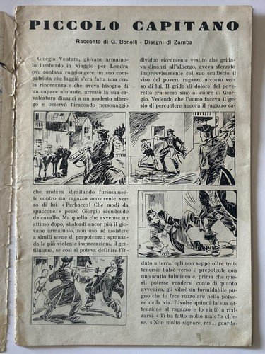 Fumetto - Edizioni Juventus - Piccolo Capitano - G. Bonelli …