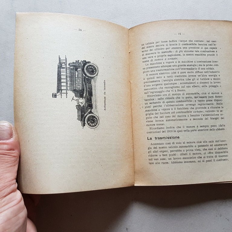 G. Verda - Lezioni teorico pratiche sull'automobile 1916 no Hoepli …