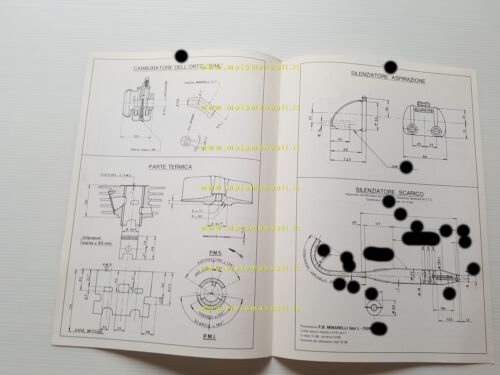 GABBIANO 50 Line 4 1980 scheda omologazione DGM Facsimile originale