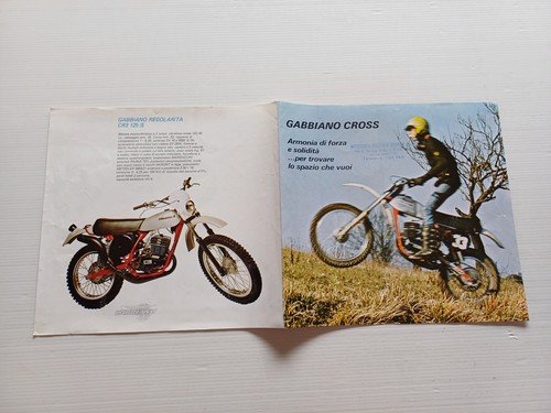 Gabbiano Cross-Regolarità 125 - 50 1977 depliant italiano originale