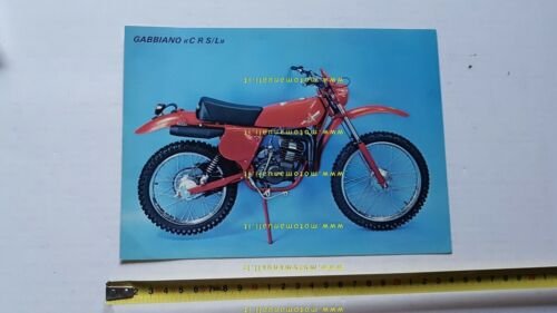 Gabbiano CRS\L 50 regolarità depliant anni 70 originale brochure