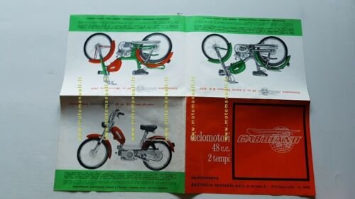 Gabbiano produzione ciclomotori depliant anni 70 originale brochure