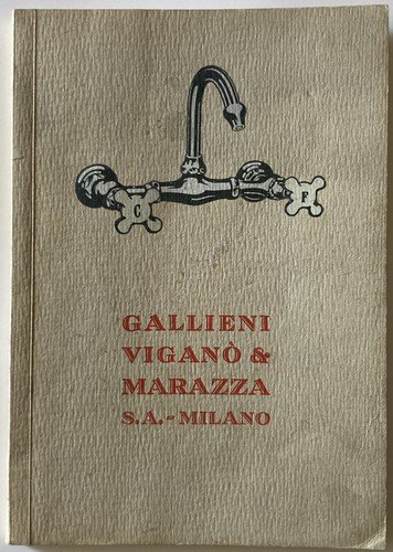 Gallieni Viganò e Marazza - Catalogo Articoli Sanitari - 1928 | Immagine principale