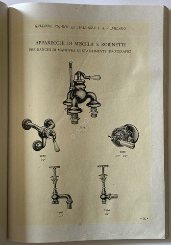 Gallieni Viganò e Marazza - Catalogo Articoli Sanitari - 1928