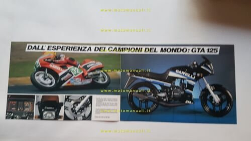 Garelli 125 GTA depliant italiano originale