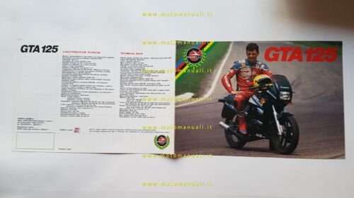 Garelli 125 GTA depliant italiano originale