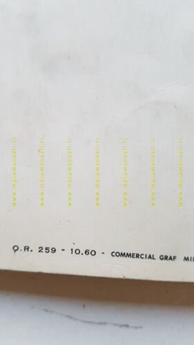 Garelli 125 motore Parilla 1960 catalogo ricambi originale Spare Parts …
