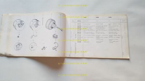 Garelli 125 motore Parilla 1960 catalogo ricambi originale Spare Parts …