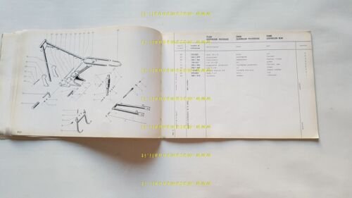 Garelli 125 motore Parilla 1960 catalogo ricambi originale Spare Parts …