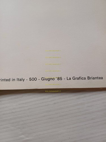 Garelli 320 Trial 6V 1985 catalogo ricambi MOTORE originale