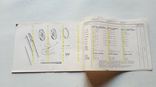 GARELLI 50 Automatic anni 60 catalogo ricambi originale Spare Parts …