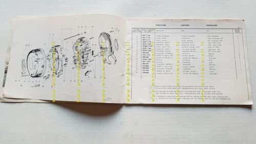 GARELLI 50 Automatic anni 60 catalogo ricambi originale Spare Parts …