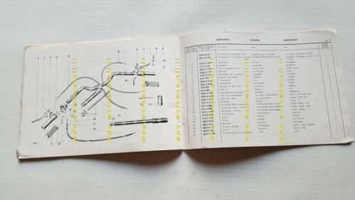 GARELLI 50 Automatic anni 60 catalogo ricambi originale Spare Parts …