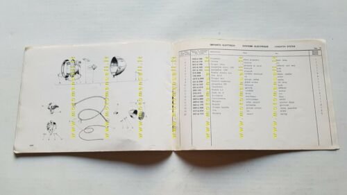 GARELLI 50 Automatic anni 60 catalogo ricambi originale Spare Parts …