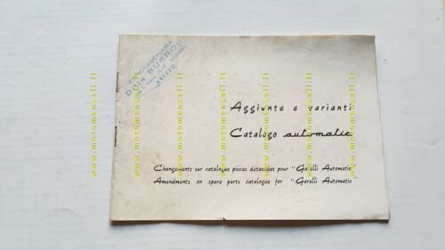 GARELLI 50 Automatic anni 60 catalogo ricambi originale Spare Parts …
