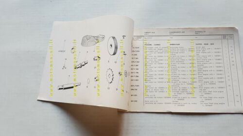 GARELLI 50 Automatic anni 60 catalogo ricambi originale Spare Parts …