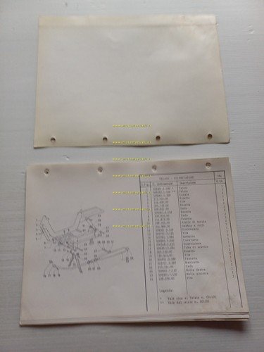 Garelli 50 Basic 1984 catalogo ricambi TELAIO originale