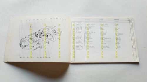 GARELLI 50 Ciclone 5v 1976 catalogo ricambi originale Spare Parts …