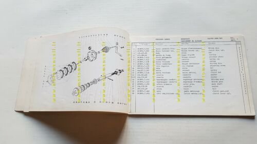 GARELLI 50 Ciclone 5v 1976 catalogo ricambi originale Spare Parts …