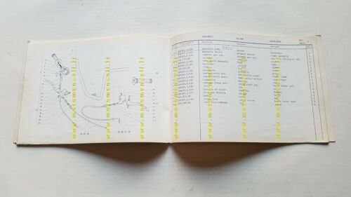 GARELLI 50 Ciclone 5v 1976 catalogo ricambi originale Spare Parts …