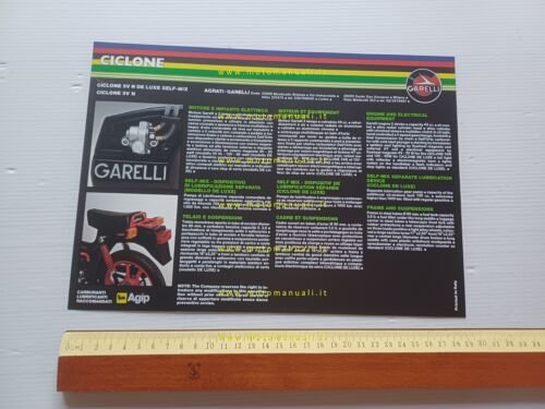 Garelli 50 Ciclone 5V N De Luxe Self Mix depliant …