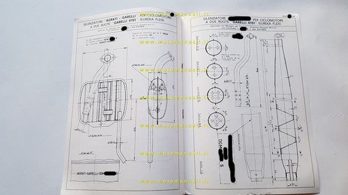 Garelli 50 Eureka Flex 1975 scheda omologazione DGM Facsimile originale